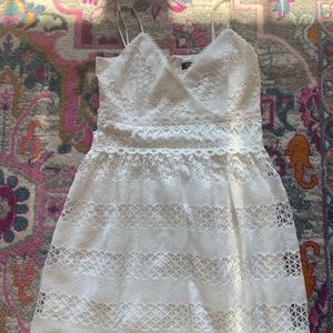 Guess Brand Spaghetti Strap White Dress